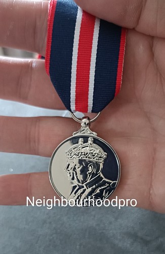 King charles coronation - coronation, medal