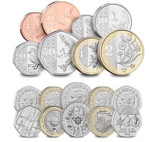 2025 king charles iii coins - king,