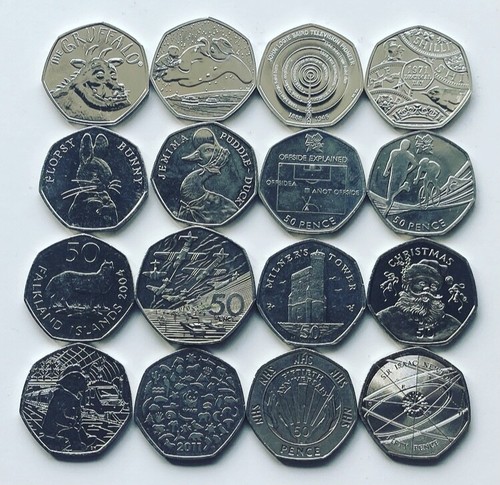 Rare 50p coins - rare,