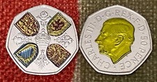 King 👑 Charles III UNC 50p
