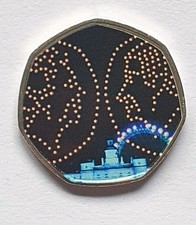 Westminster 50p Shaped Coin